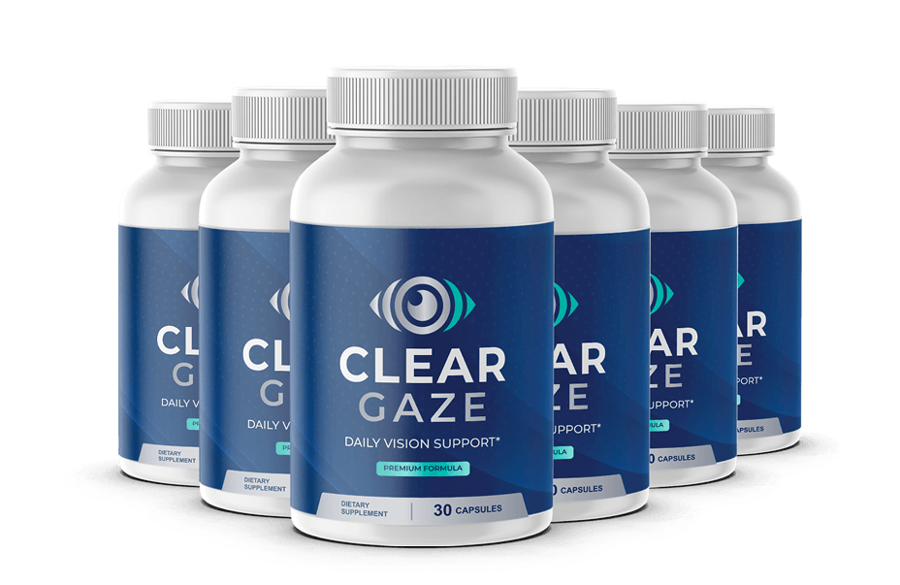 Clear Gaze 6 Bottles package